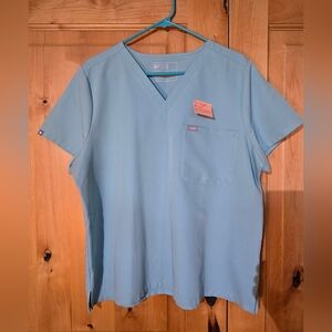 FIGS Seaglass Scrub Top